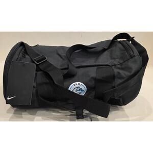 NWT Nike black duffel bag with the  BHM1 logo